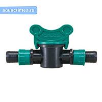 Кран ПНД лента-лента (поджимной) 17*17mm  (50/500)